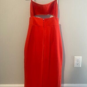 Superdown Trista dress in Poppy Red